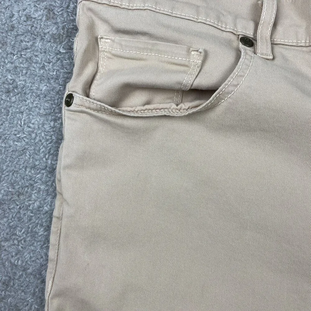 Paige Jeans Mens 34 Normandie Tan Japanese Twill Chino Straight - Picture 5 of 16
